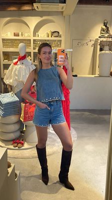 Edited Shorts Denim Gustava - Blue