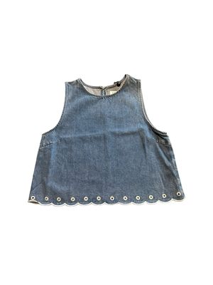 Edited Top Denim Cecelia - Blue