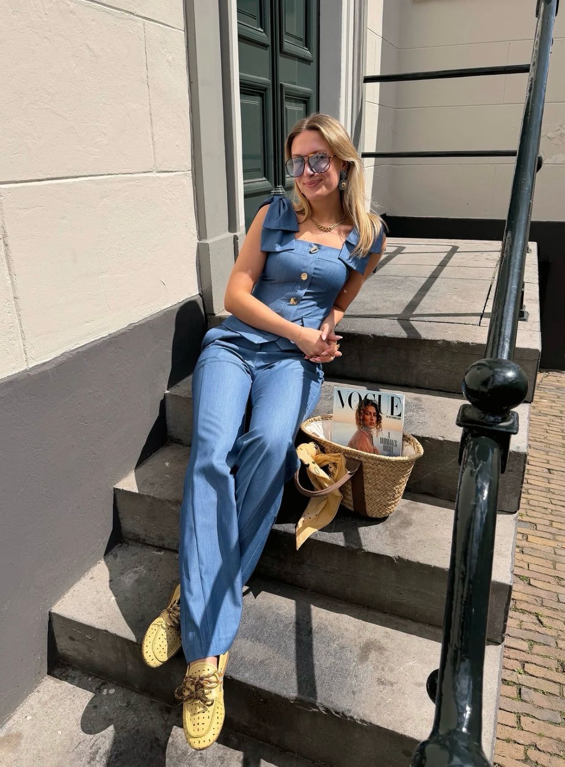 Ibana Pants Pami - Denim Blue