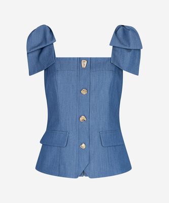 Ibana Top Tami - Denim Blue