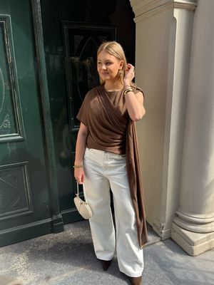 Gestuz GZDarly Blouse - Rain Drum/Brown