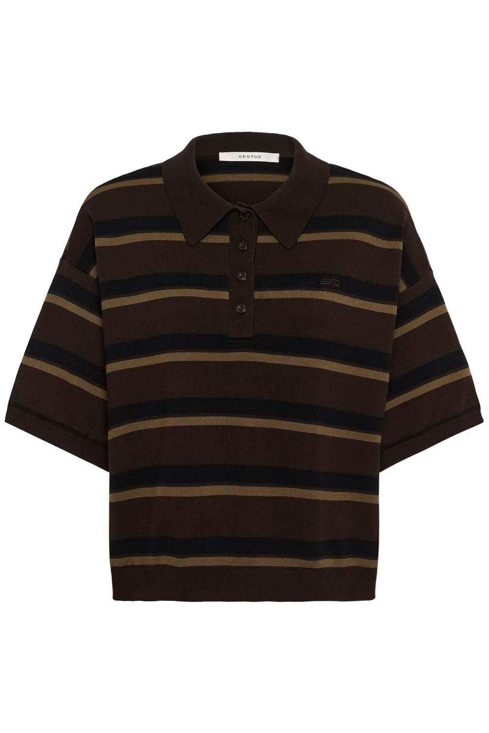 GeStuz GZtaia Polo Shirt - Brown/Black
