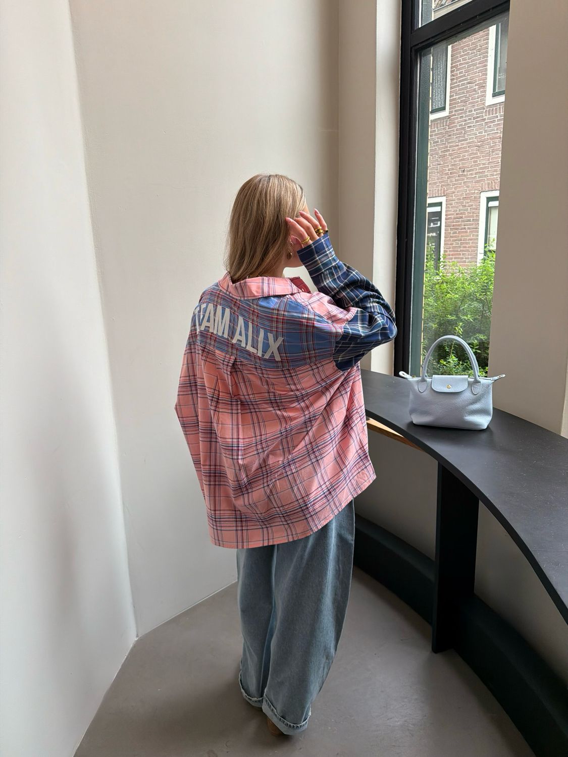 Alix the Label Check Blouse - Multi Colour