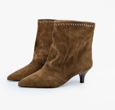 Toral Maeve Booties - Suede Taupe
