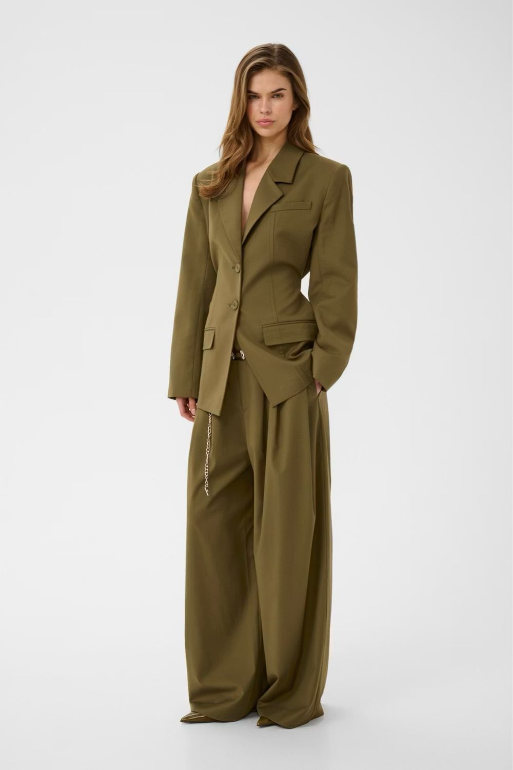 Gestuz GZolivia Broek - Olive/Green