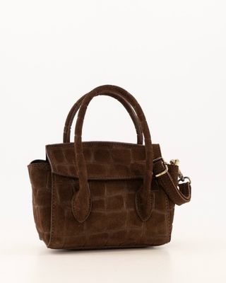Bag Florence Croco - Dark Brown