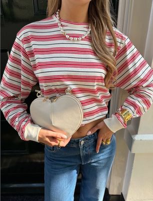 Edited Vala Longsleeve - Red White