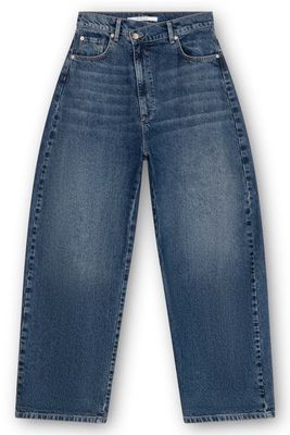 Homage Dean Baggy Jeans With Slanted Fly - Dark Wash