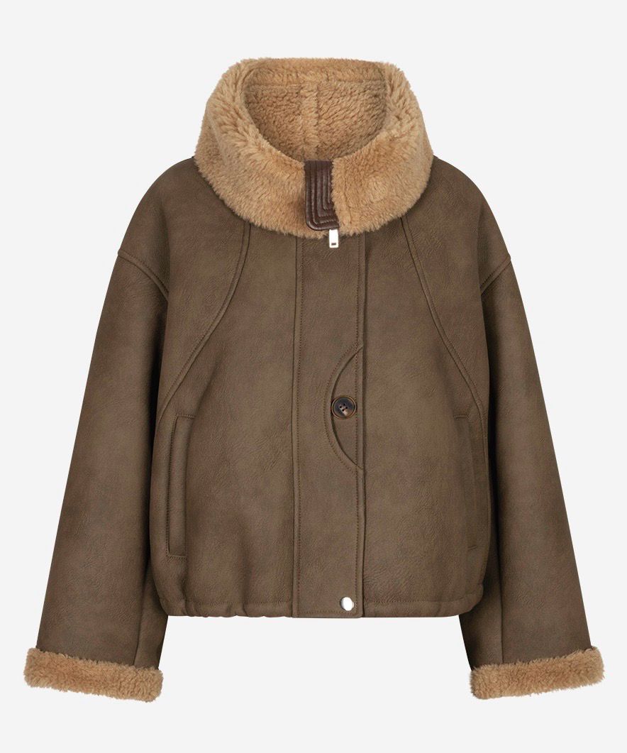Ibana Jesmay Jacket - Brownish Green