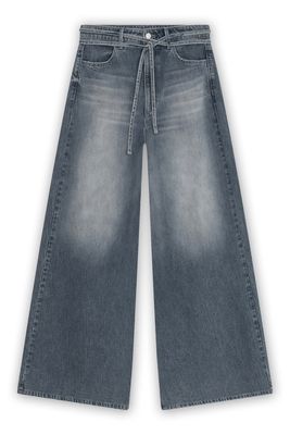 Homage Extra Wide Leg with Double Cords - greyish blue