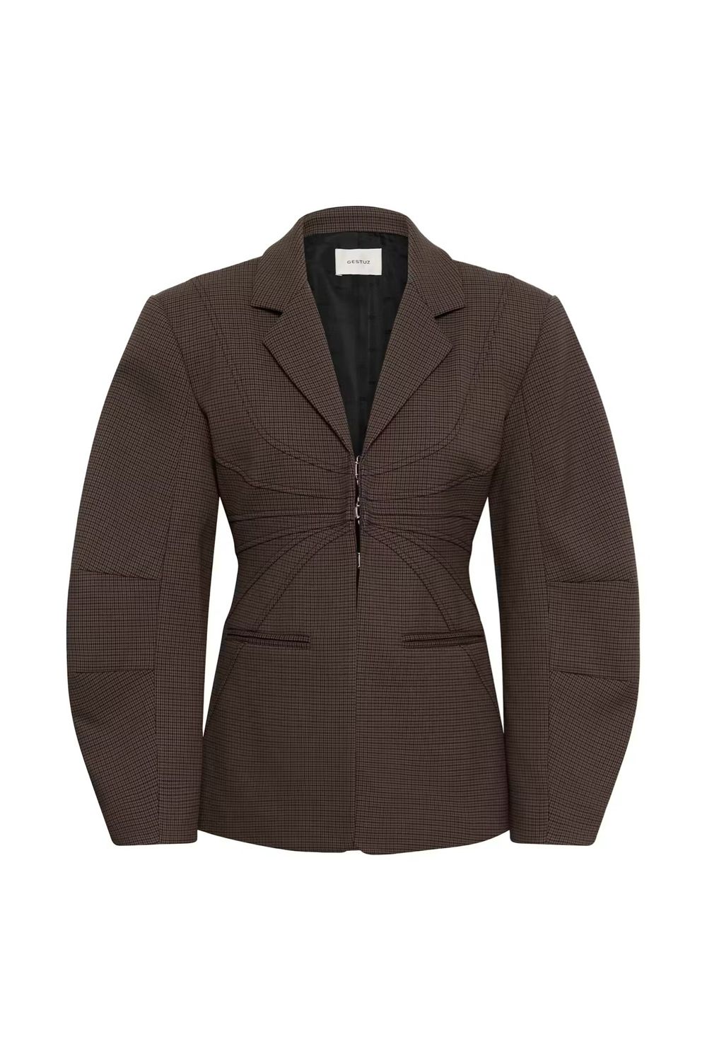 Gestuz Blazer GZlamia - Check Brown