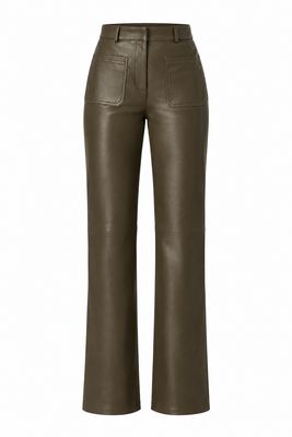 Ibana Pandy Leather Pants - Green