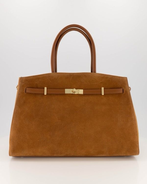 Bag Braga Suede - Cognac
