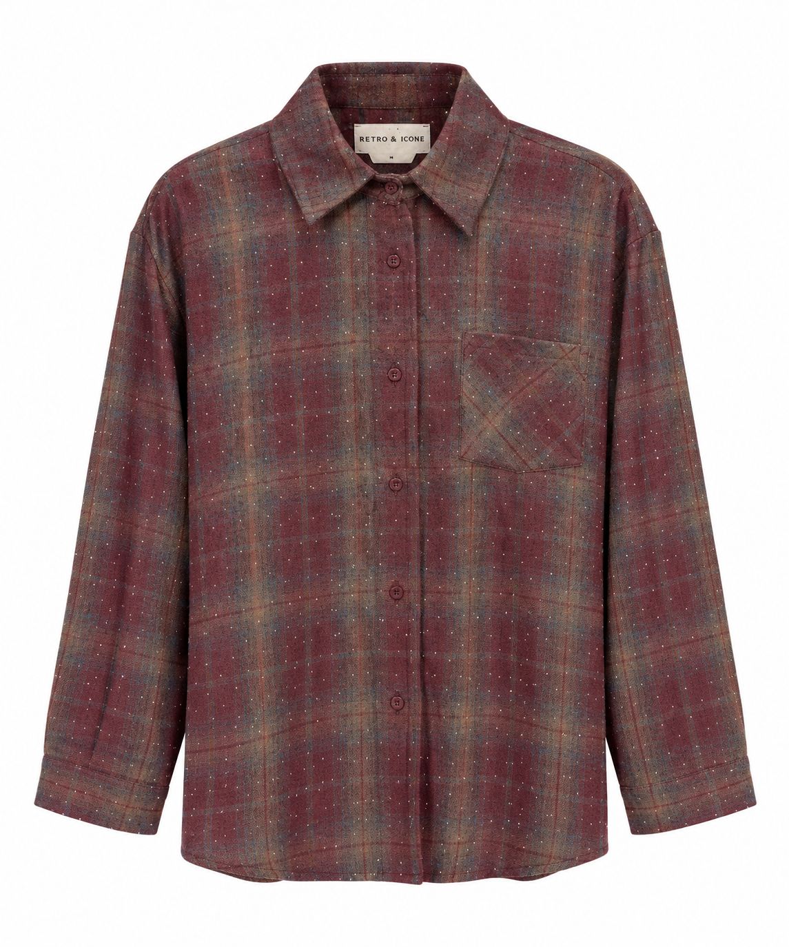 Blouse Glitter - Checkered