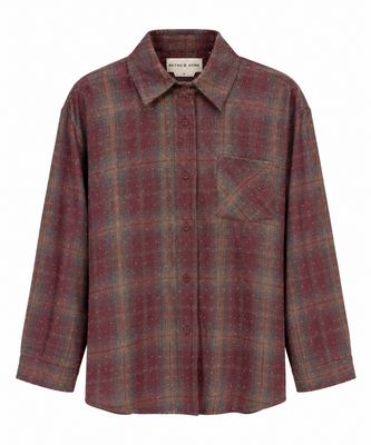 Blouse Glitter - Checkered