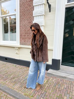 Ibana Coat Cyren - Dark Brown