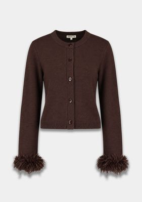 Harper &amp; Yve Cardigan Clover - Chocolate