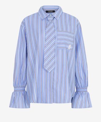 Ibana Talya-Tie Blouse - Blue