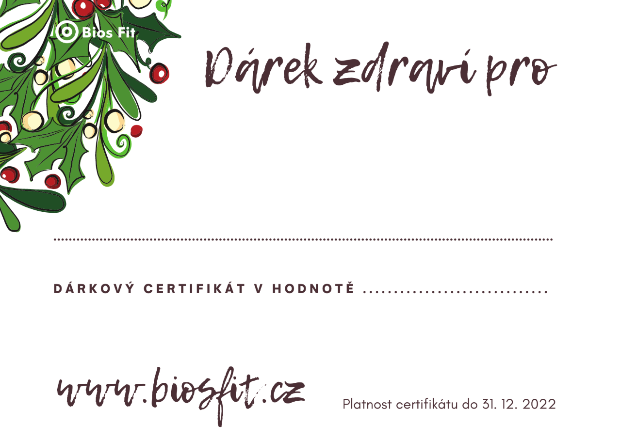 Vánoční dárkový certifikát