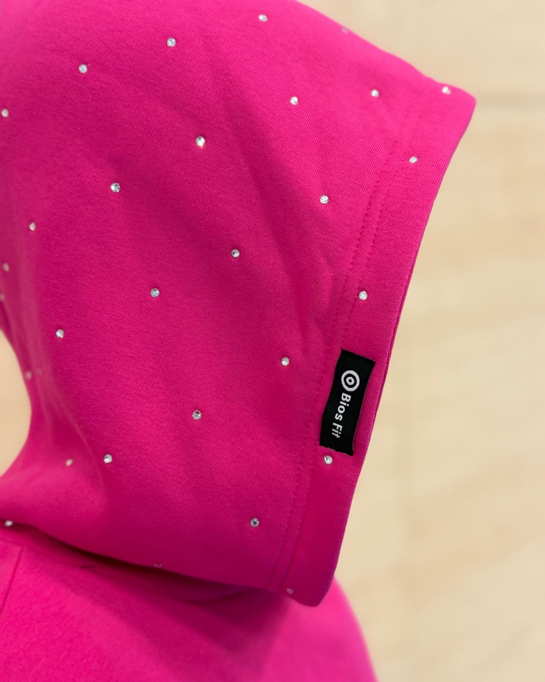 Mikina  CROP balónový rukáv