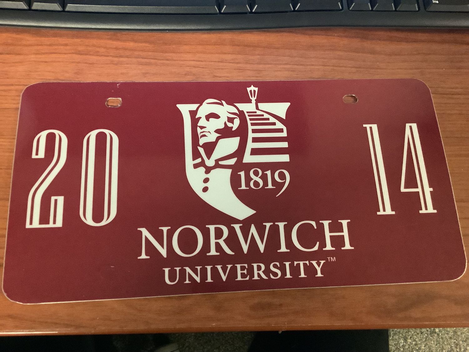 Norwich License Plate