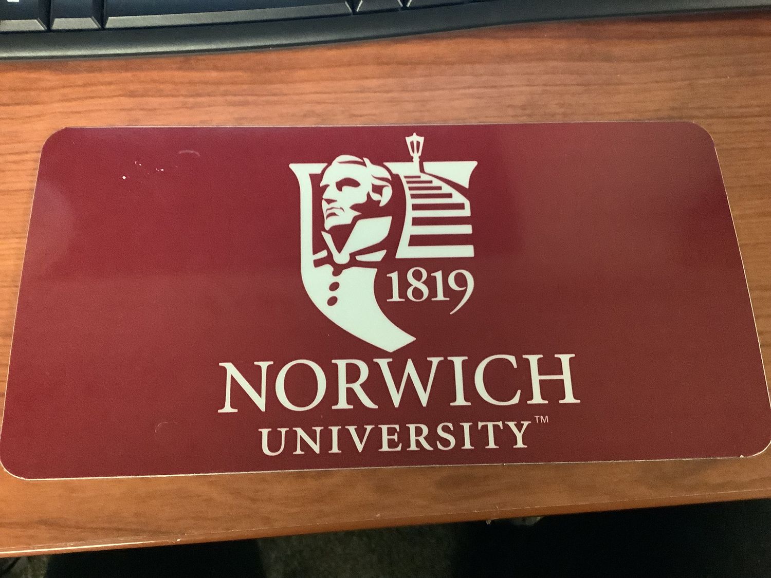Norwich License Plate