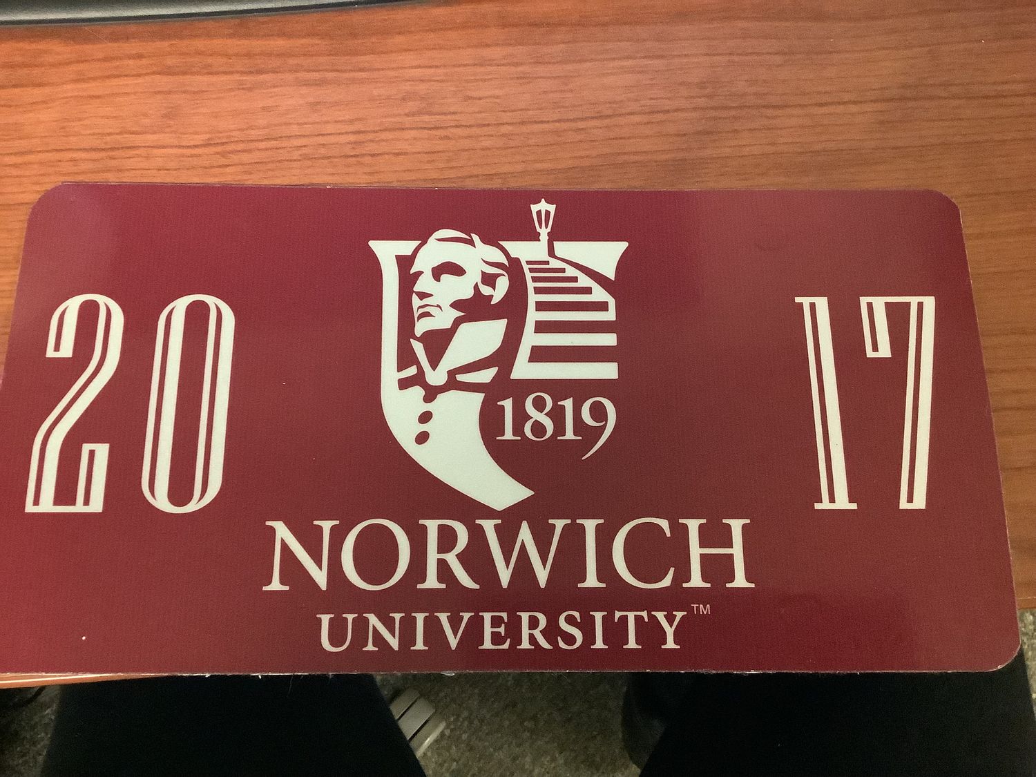 Norwich License Plate