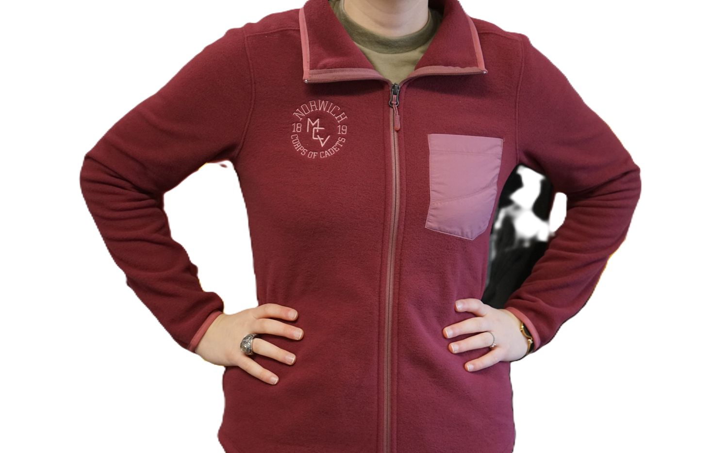 L.L Bean Fleece Raspberry