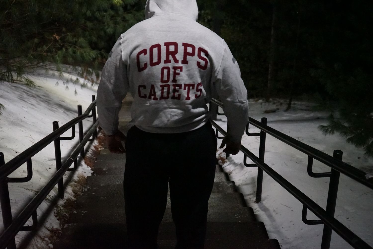 Ash Grey Corps of Cadets/Norwich Hoodie