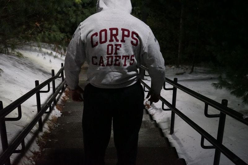 Ash Grey Corps of Cadets/Norwich Hoodie