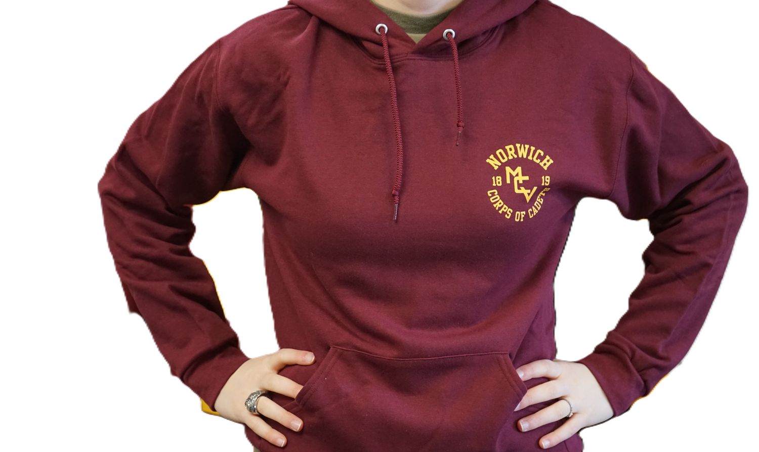 Maroon Horseman Hoodie