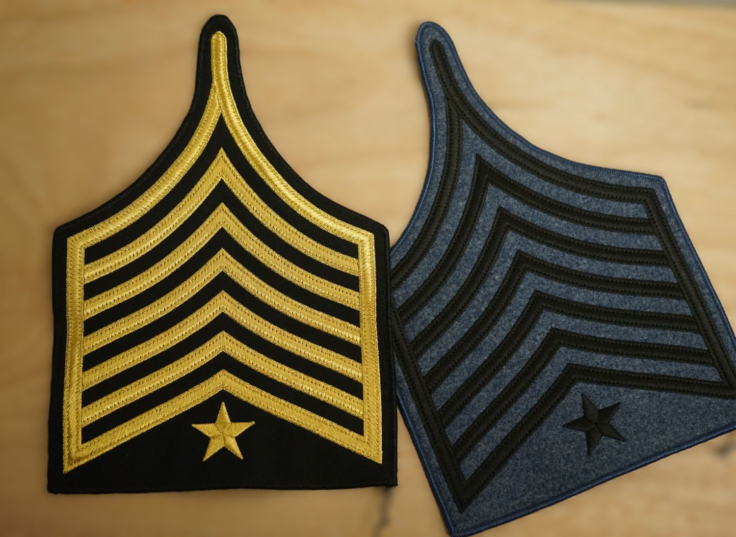 retired Norwich corps of cadet ranks
