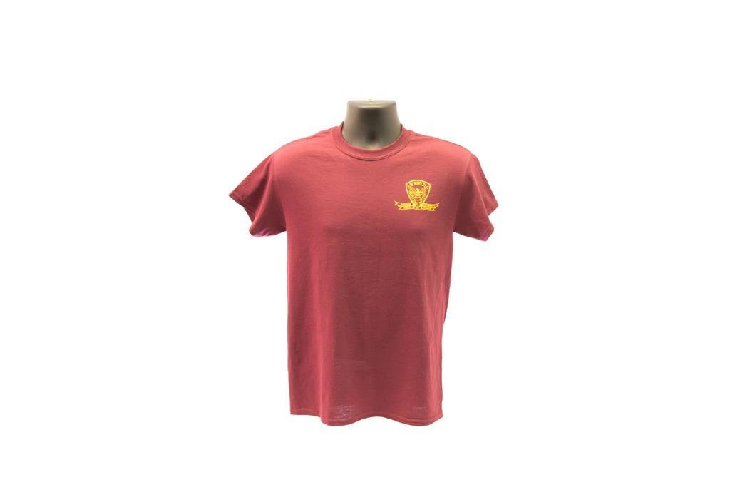 Maroon S/S Norwich Crest T shirt