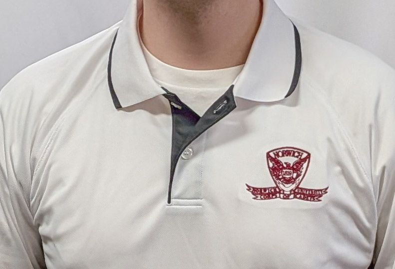 Charles River Polo (White/Gray)