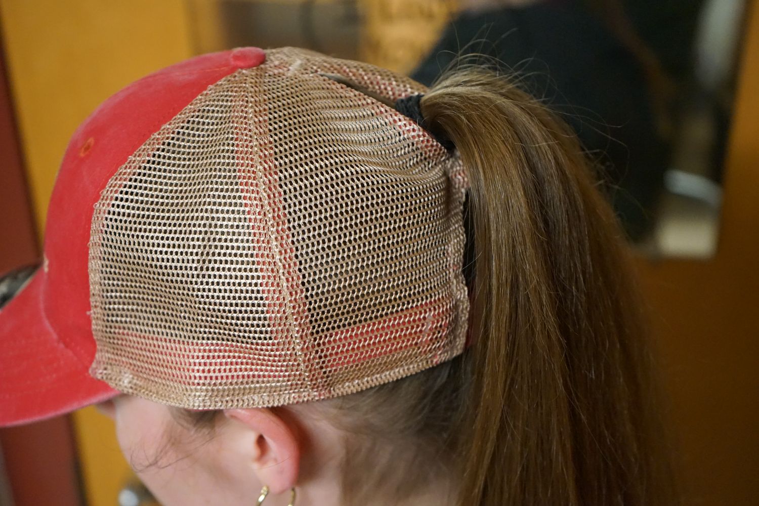 Mesh Ponytail Cap