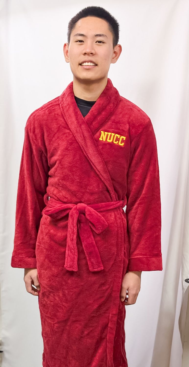 Bathrobe - maroon NUCC