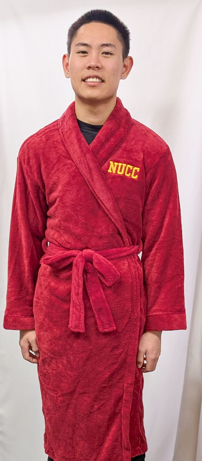 Bathrobe - maroon NUCC