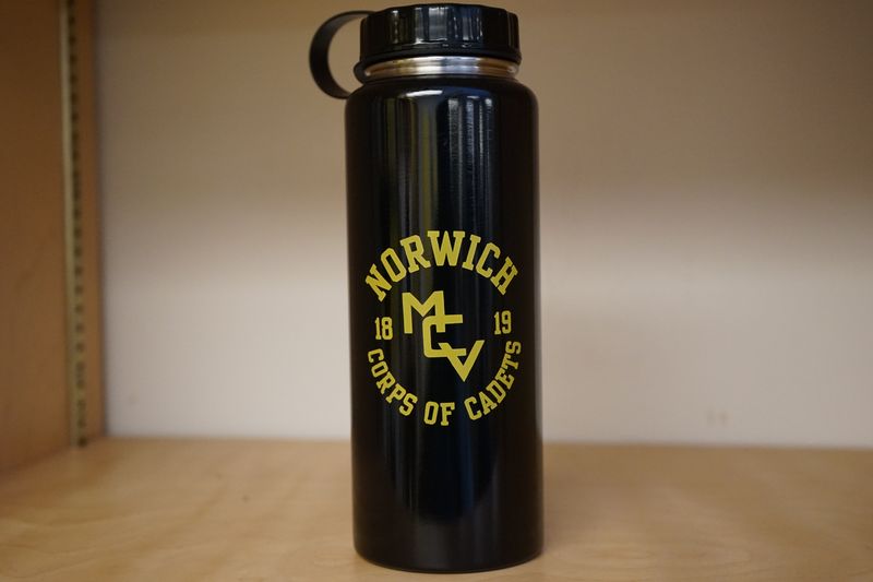 Black Metal Water Bottle