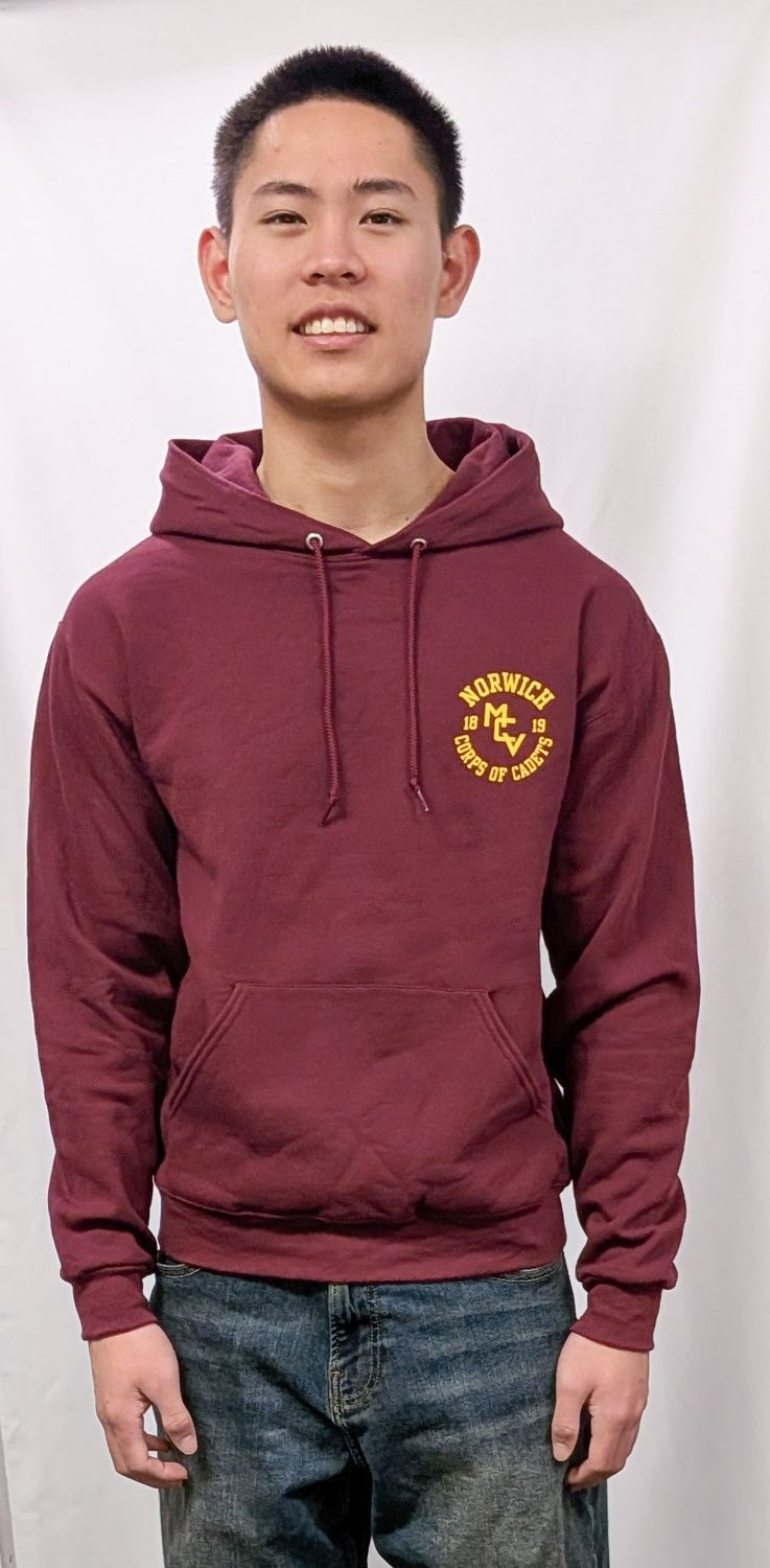 Maroon Horseman Hoodie