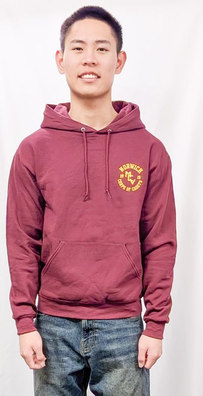 Maroon Horseman Hoodie