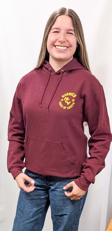 Maroon Horseman Hoodie