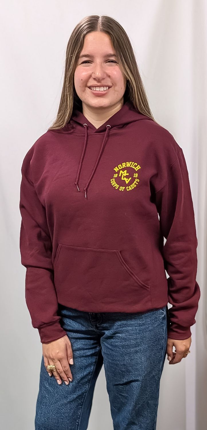 Maroon Horseman Hoodie