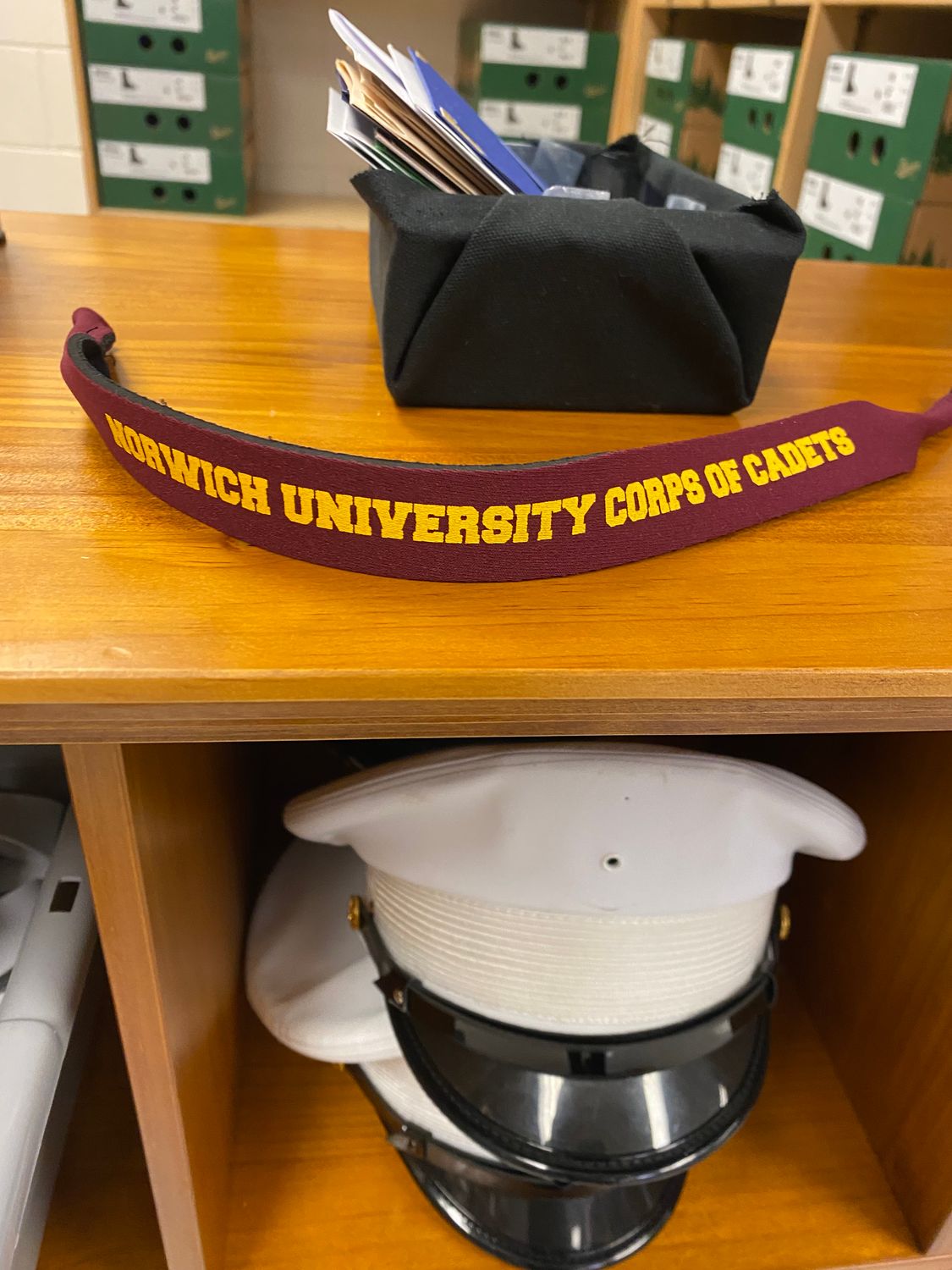 NU Maroon and Gold Croakie