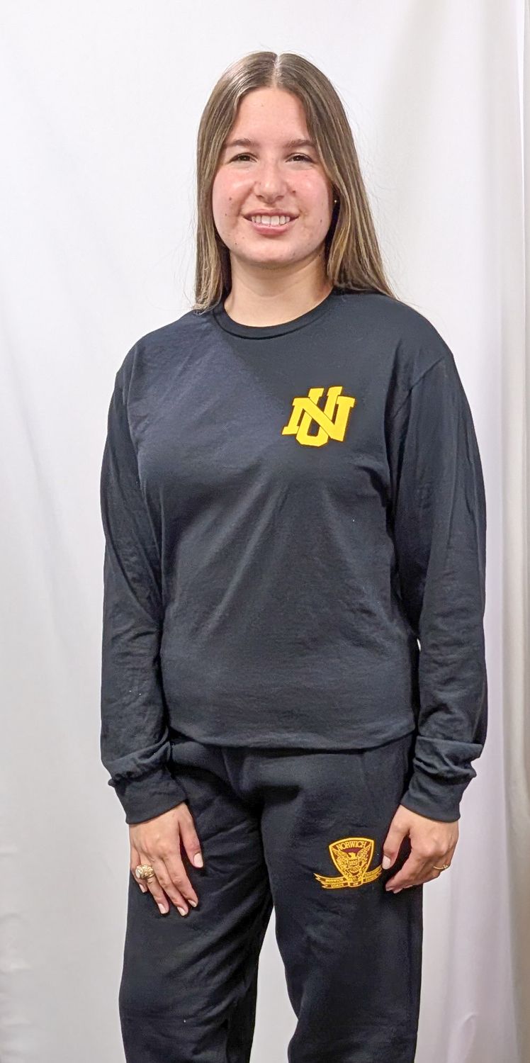 NU Black Long-Sleeved T-Shirt