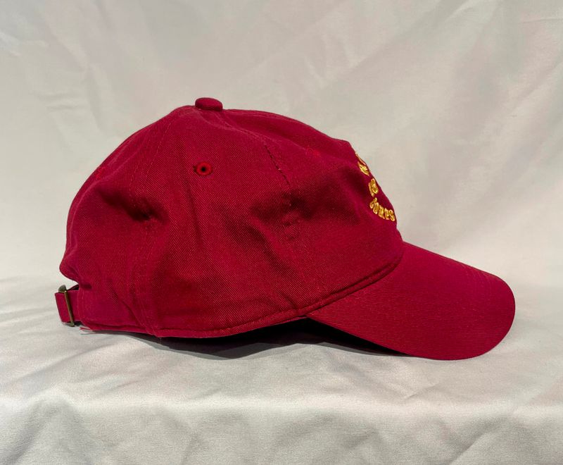 Burgundy MCV All Fabric Baseball Hat