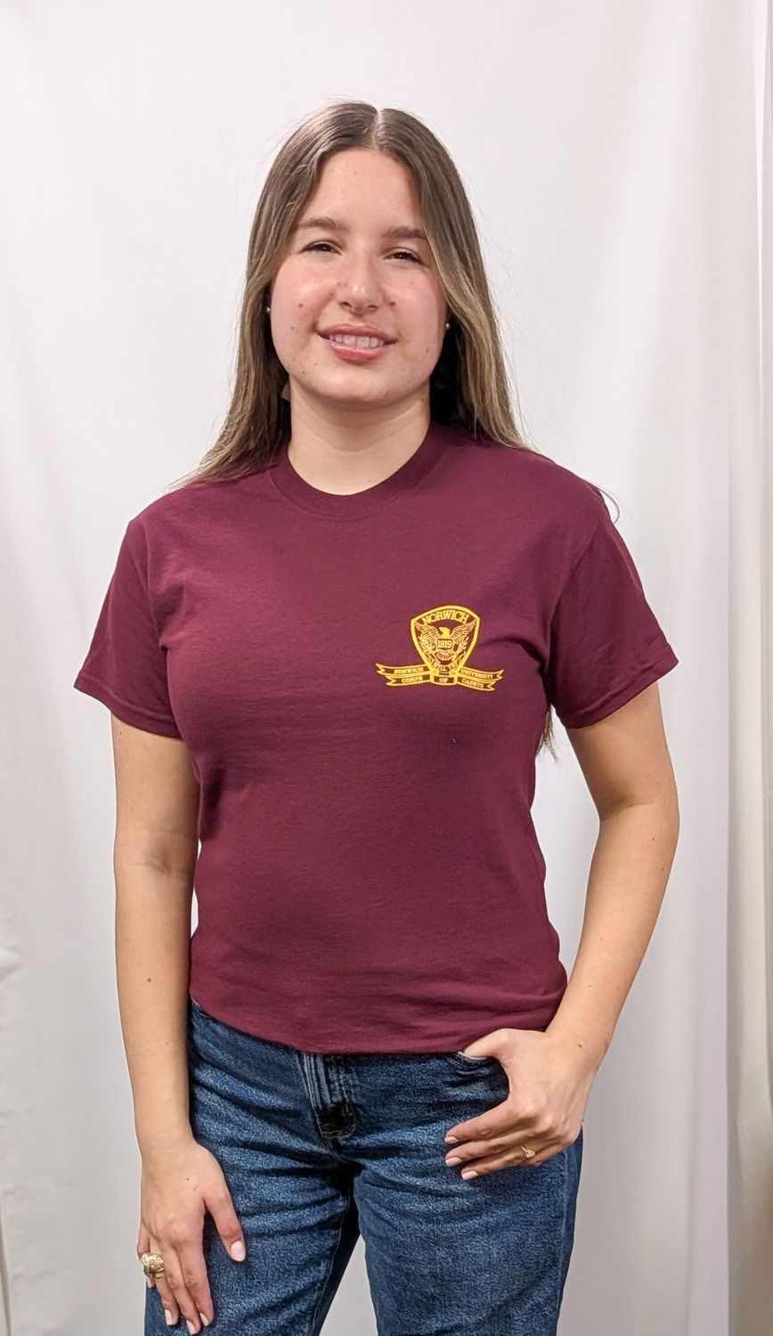 Maroon Norwich Crest T-Shirt