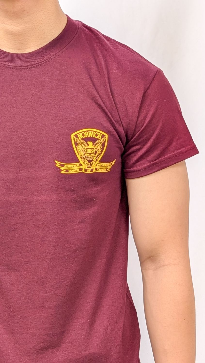 Maroon Norwich Crest T-Shirt