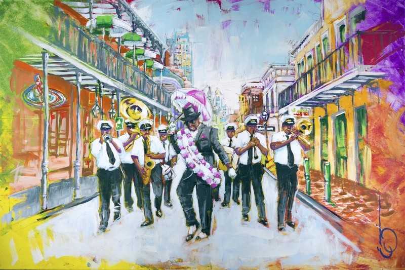 DAT N&#39;AWLINS SOUND Art Print