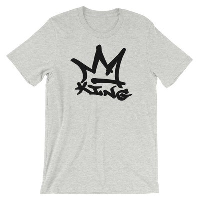 THE KING TEE - ATHLETIC GRAY
