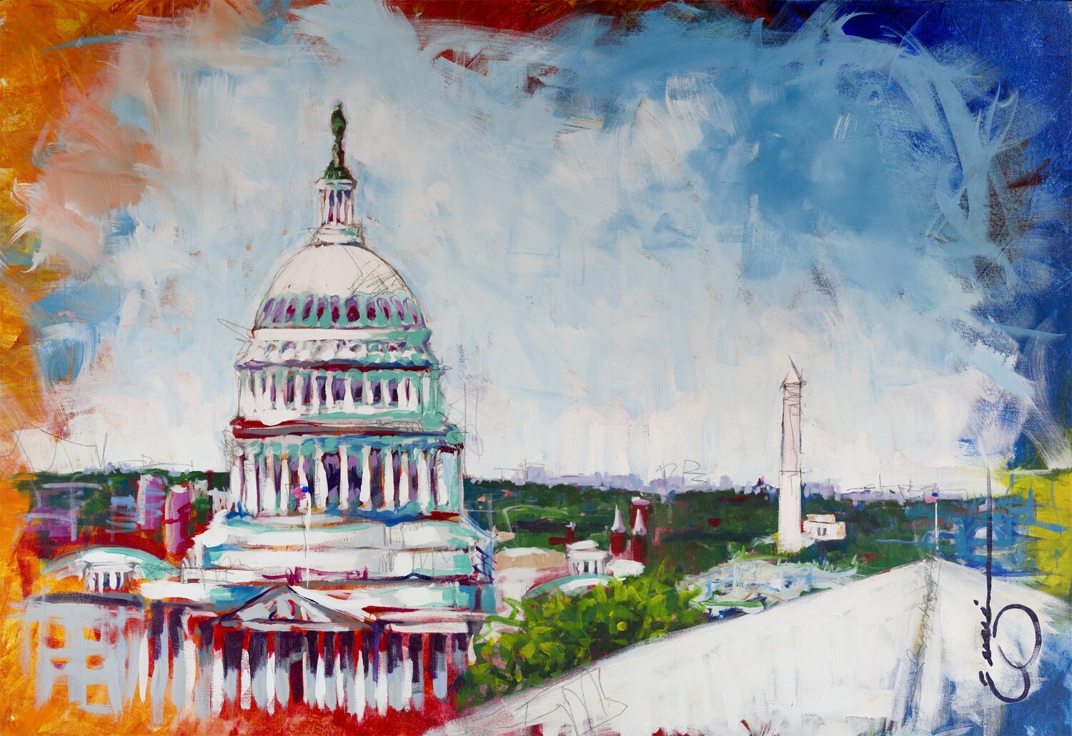 VIEW FROM THE THIRD BRANCH, Size: 16×20